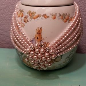 Vintage inspired pearl costume jewelry